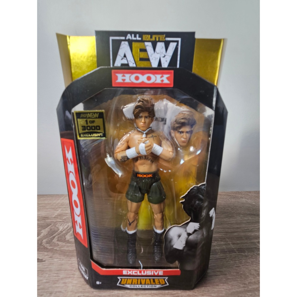 AEW Unrivaled Hook Action Figure ShopAEW Exclusive 1 of 3000 Limited Edition